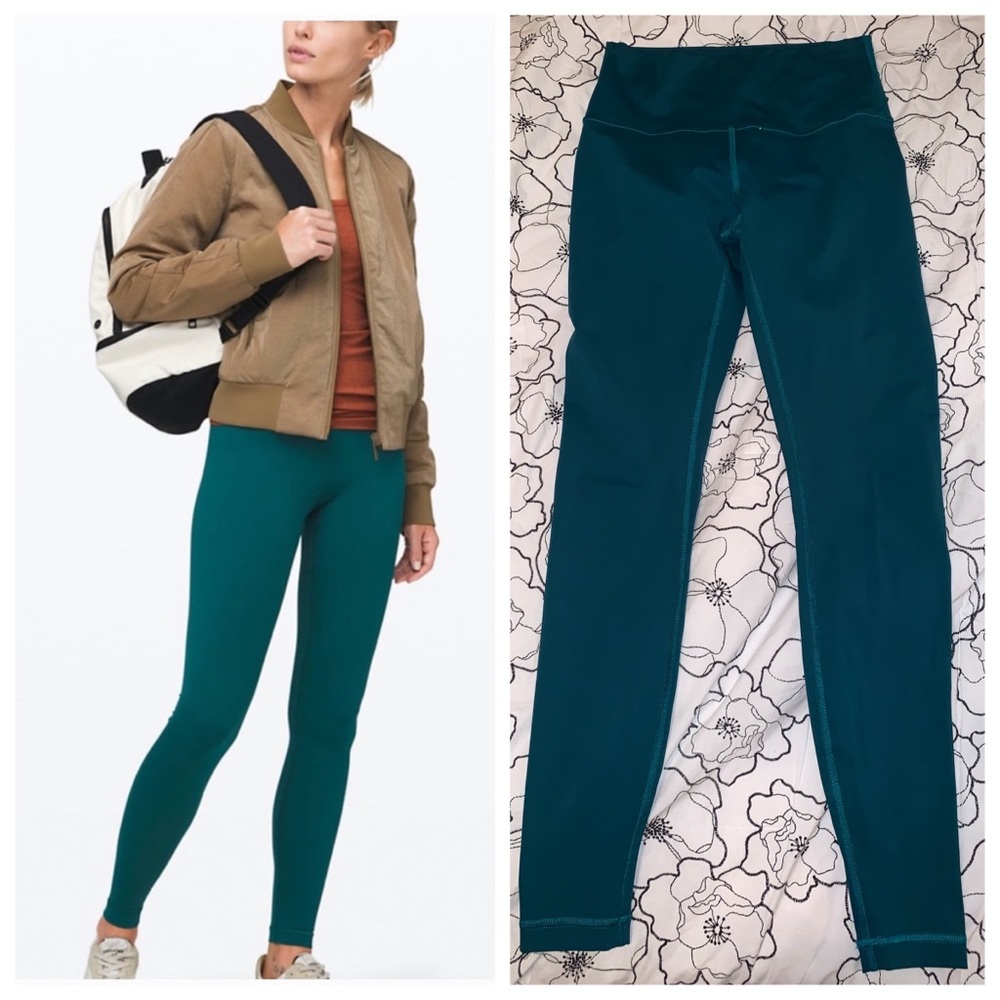 Lululemon Wunder Under Emerald